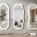 Mirror Full-body mirror Dressed mirror Fitting mirror Floor mirror 3d model