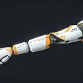 Independent mechanical arm mechanical arm robot hand science fiction arm manipulator mechanical arm 3d model