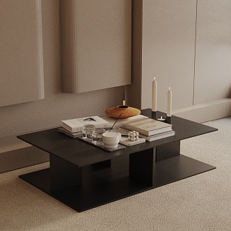 Modern coffee table 3d model