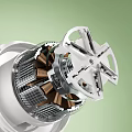 High Precision Motor Internal Components With Metal Gears And Copper Coils