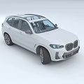 White BMW SUV With Sunroof Stylish Front Design And Alloy Wheels
