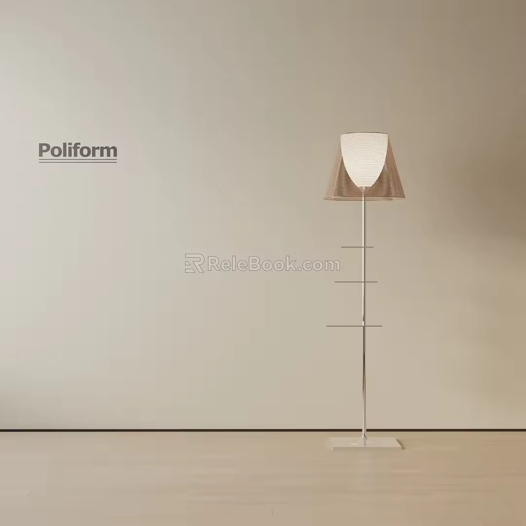 Modern floor lamp 3d model