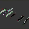 Assorted Kitchen And Utility Knives With Stainless Steel Blades And Ergonomic Handles