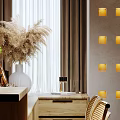 Modern Beauty Hair Salon Interior Design With Wooden Cabinets Corridor And Decor