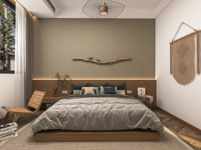 Quiet Room Homestay Room Homestay Living Room Inn Hotel Room Sofa 3d model