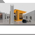 Elegant Clothing Store Front With Window Displays Mannequins And Luxury Apparel