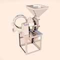 Industrial Heavy Duty Stainless Steel Grinder Equipment With Hopper And Stable Base