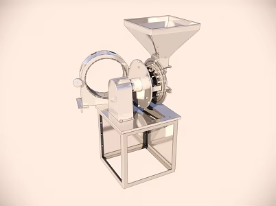 Hammer mill machinery equipment 3d model