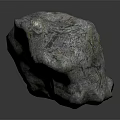 Natural Grayish Green Stone with Speckles and Rough Textured Surface in Raw Form