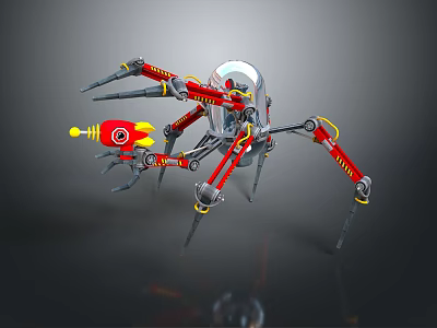 Robot Assistant Small Robot Butler Robot Butler Figure Game Figure 3d model