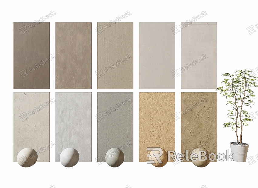 Micro-cement wall art paint wall paint cement wall real stone paint model