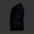 Modern Stylish Black Jacket With Sleek Design Zipper Front And Cuffed Sleeves