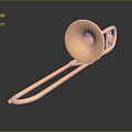 Shiny Golden Jewelry Piece With Elegant Design And Reflective Surface