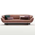 Modern double sofa 3d model