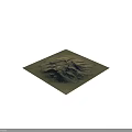 Natural Landscape With Rugged Mountain Terrain Detailed Topographical Features And Earthy Tones