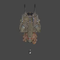 Creative Crab Inspired Tank With Number 8 Cannons And Projectile Design
