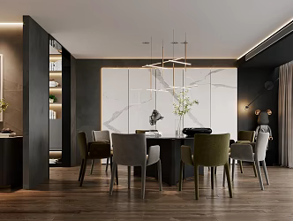 Modern Restaurant 3d model