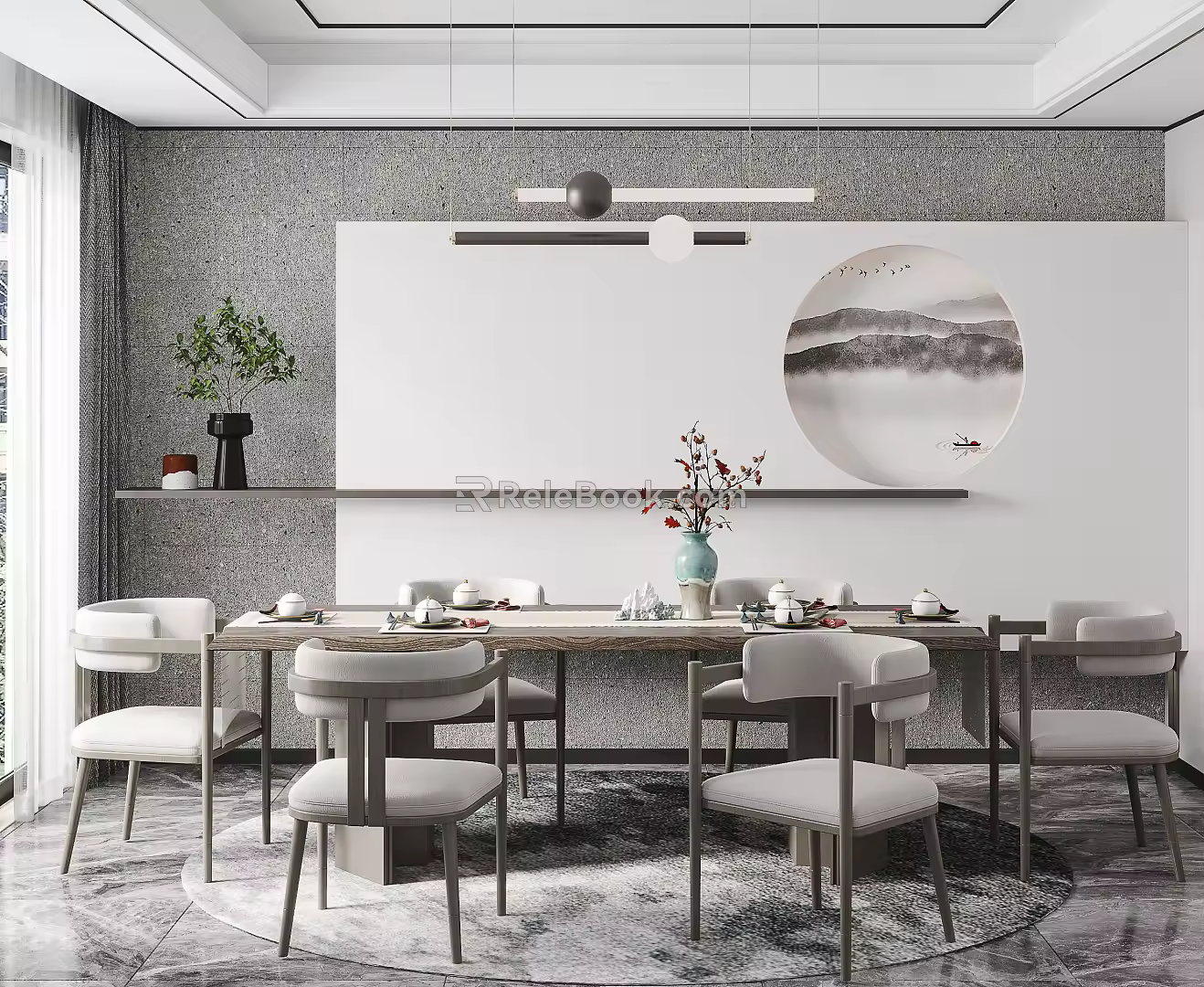 New Chinese Restaurant 3d model