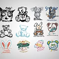 Cute Cartoon Animal Wall Decor With Various Playful Characters And Designs