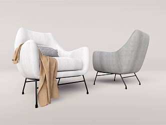 Modern Sofa Chair Leisure Chair 3d model