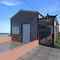 Guangzhou No4 Middle School Building Traditional Exterior Design With Tile Roof Brick Walls Wooden Grilles