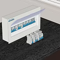 Strong electric box circuit main switch 3d model