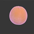 Fresh Orange with Bright Orange Color and Smooth Skin on Dark Background Showing Clear Reflection