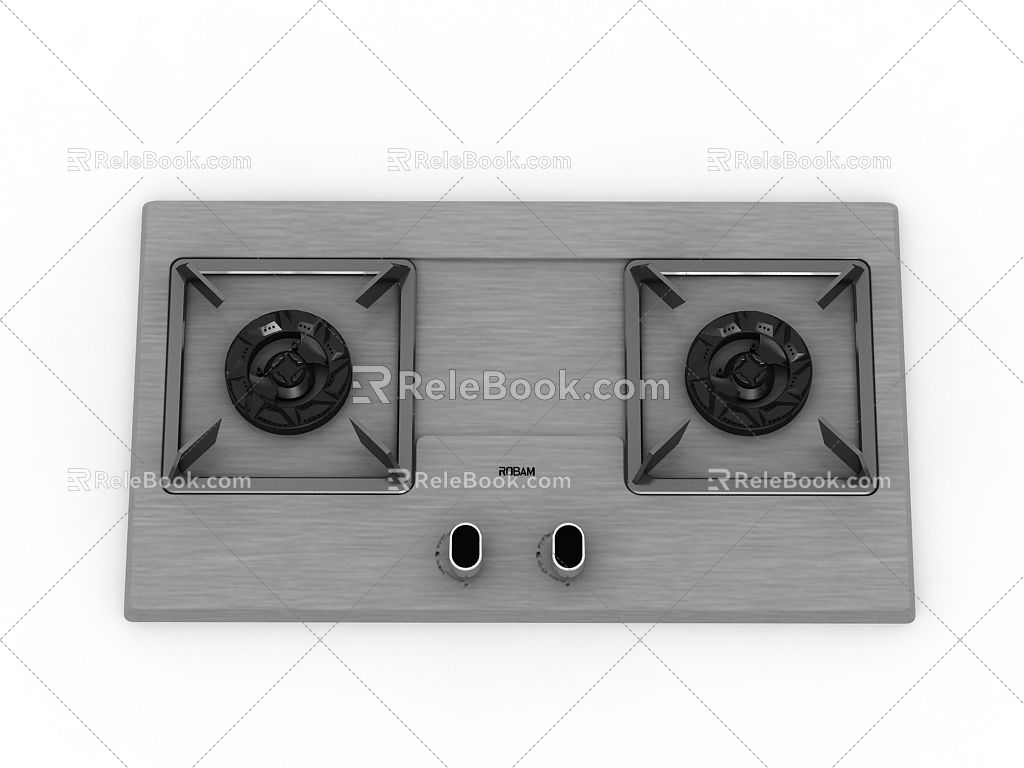 Gas stove 3d model