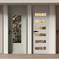 Modern Hinged Doors With Glass Panels And Various Wooden Designs For Interior Styles