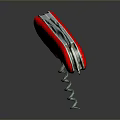 Red Multifunctional Swiss Army Knife With Bottle Opener For Daily Living Supplies