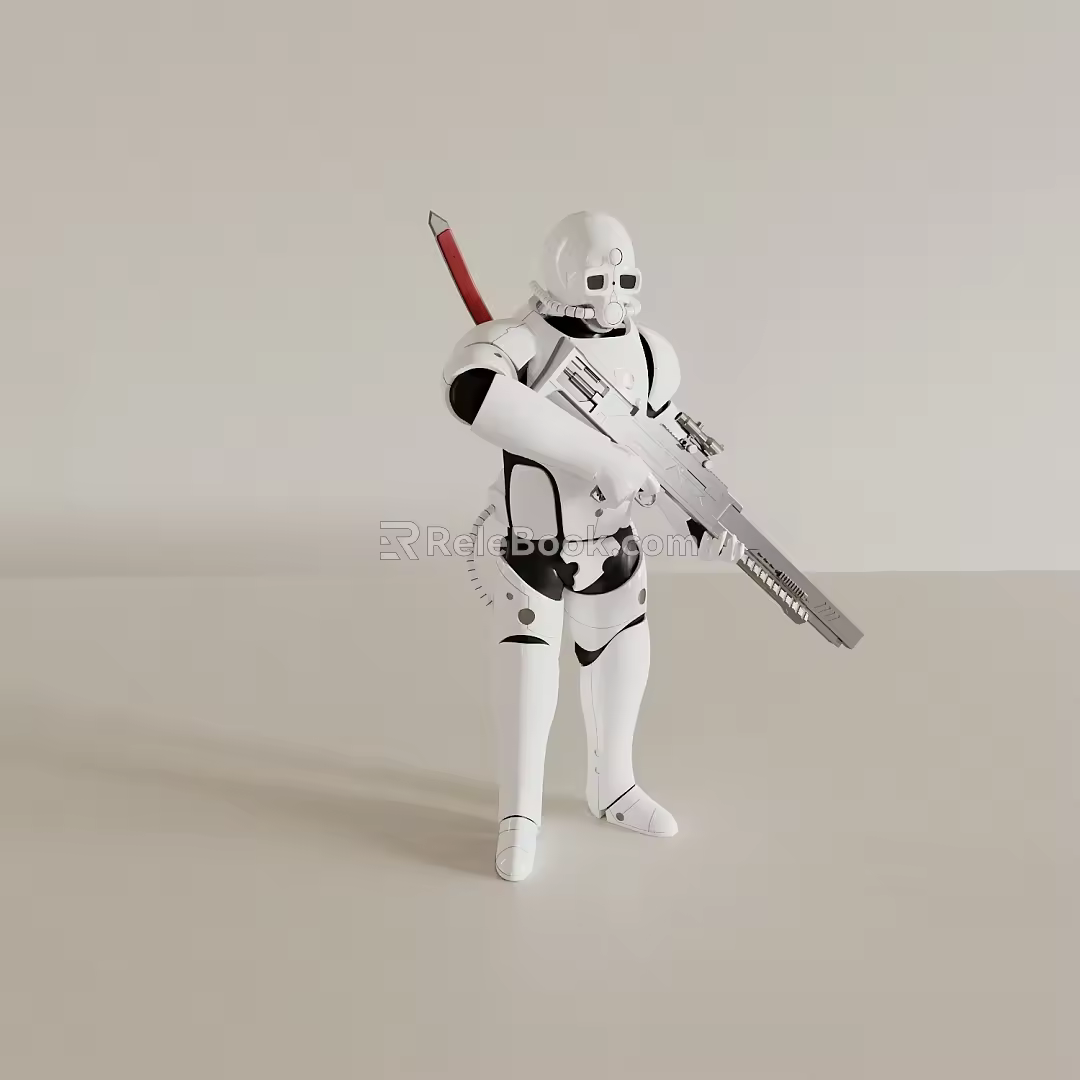 Toy Doll Hand Robot 3d model