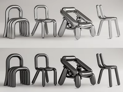 Stylish Leisure Chairs With Modern Designs And Unique Shapes For Home Decor Spaces 3d model
