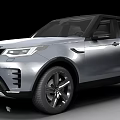 Silver Land Rover SUV With Modern Exterior Design And Alloy Wheels