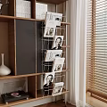Books Bookshelf Study 3d model