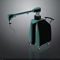 Turquoise Endo Atlas Medical Equipment With Mobile Arm And Wheels