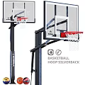 Silverback Basketball Hoop Durable Outdoor Sports Equipment With Sturdy Design For Training