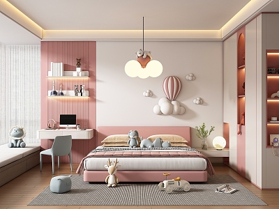 Modern Children's Room 3d model