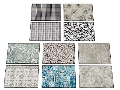 Square carpet 3d model