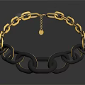 Stylish Gold And Silver Metal Chain Bracelet With Link Design For Daily Use