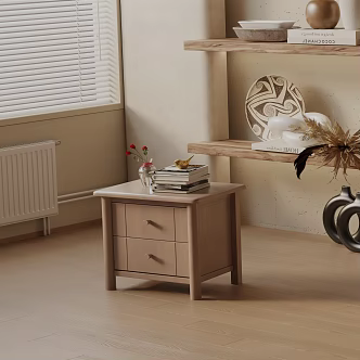 Modern bedside table 3d model