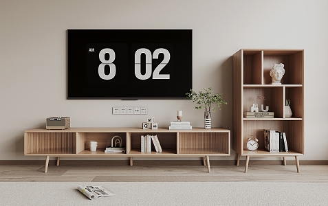 Nordic TV cabinet 3d model