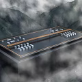 Bridge creative structure display design 3d model