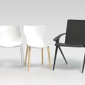 Stylish Modern Leisure Chairs Featuring Various Designs Wireframe Geometric Curved Back and Laser Cut