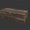 Wooden Storage Chest With Lockable Closure And Natural Wood Texture For Home Organization