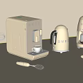 SMEB Daily Electrical Appliances Collection Featuring Coffee Machine Kettle And Hand Mixer