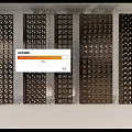 New Chinese-style screen partition 3d model