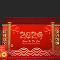 New Year Beautiful Chen New Chinese New Year 3d model