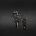 Tactical Military Rifle With High Precision Scope And Adjustable Ergonomic Stock