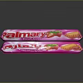 Kalmary Delicious Strawberry Flavored Snacks with Vibrant Pink Packaging Stacked