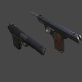 Weapon class pistol 3d model